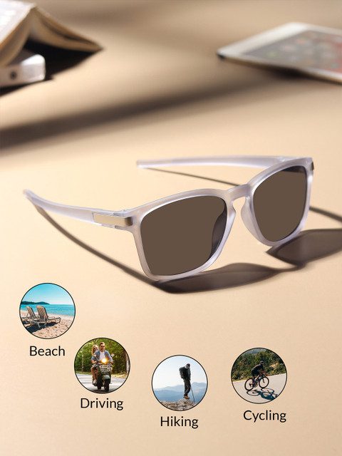 The Roadster Lifestyle Co Moto X2 UV Protected Rectangle Sunglasses