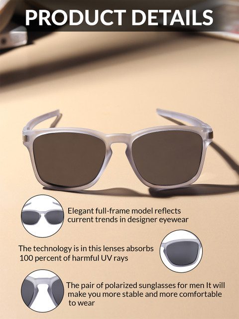 The Roadster Lifestyle Co Moto X2 UV Protected Rectangle Sunglasses