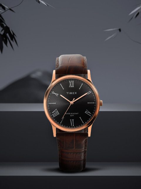 Timex Men Black Analogue Watch - TW000R433