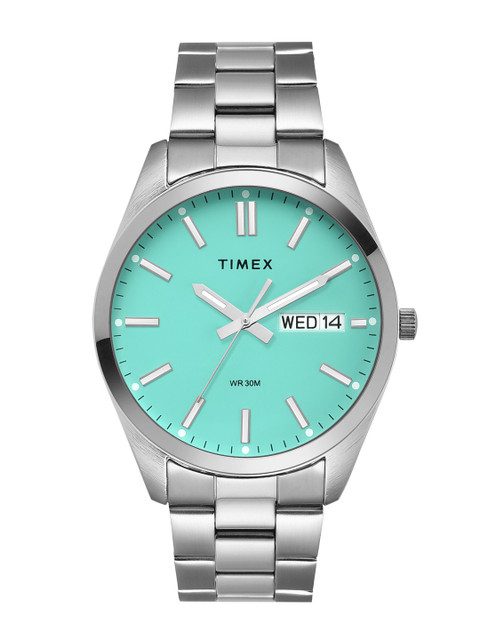 Timex Men Brass Dial & Stainless Steel Bracelet Style Straps Analogue Watch- TWTG10418