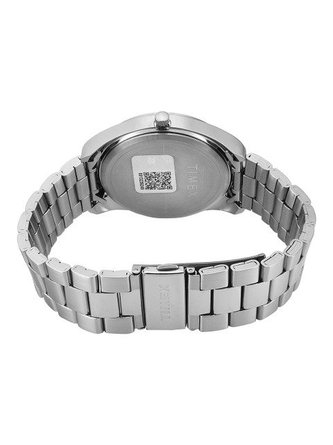 Timex Men Brass Dial & Stainless Steel Bracelet Style Straps Analogue Watch- TWTG10418