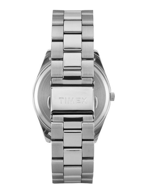 Timex Men Brass Dial & Stainless Steel Bracelet Style Straps Analogue Watch- TWTG10418