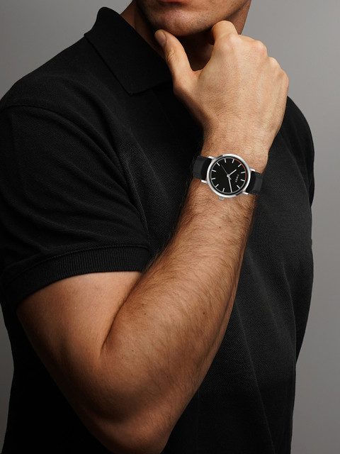 Timex Men Leather Straps Analogue Watch TWHG53SMU02