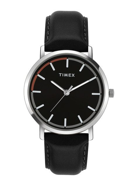 Timex Men Leather Straps Analogue Watch TWHG53SMU02
