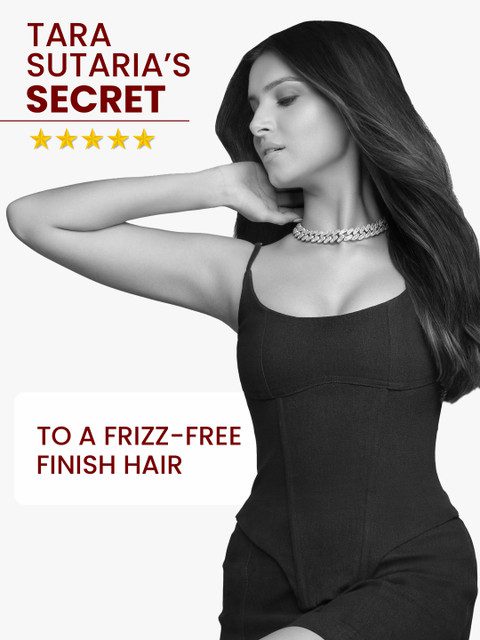 URBANYOG MakeMeeBold Hair Straightening Brush with Ceramic Coated Plates - Black