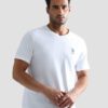 U.S. Polo Assn. Men White Solid V-Neck T-shirt