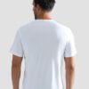 U.S. Polo Assn. Men White Solid V-Neck T-shirt