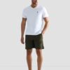 U.S. Polo Assn. Men White Solid V-Neck T-shirt
