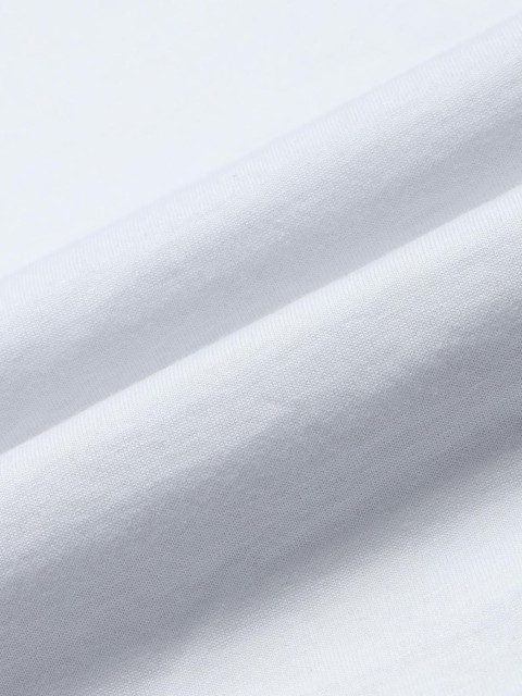 U.S. Polo Assn. Men White Solid V-Neck T-shirt