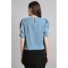 Van Heusen Women's Regular Fit Half Sleeve Round Neck Formal Top