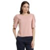 Van Heusen Women's Regular Fit Half Sleeve Round Neck Formal Top