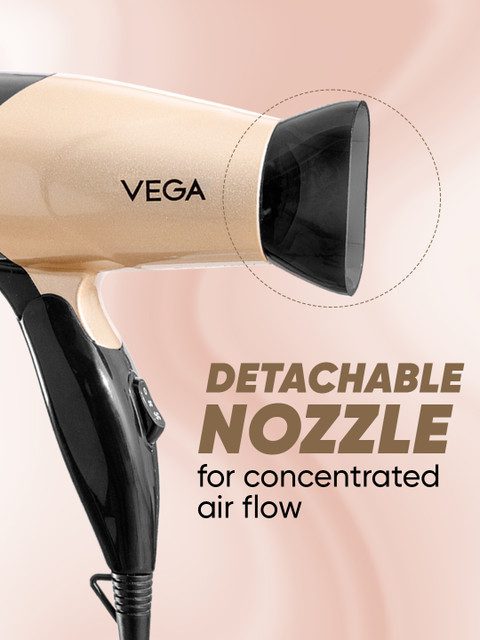 VEGA Hair Dryer & Straightener Combo- 3 in 1 Hair Styler & Insta Glam Hair Dryer VGGP-10