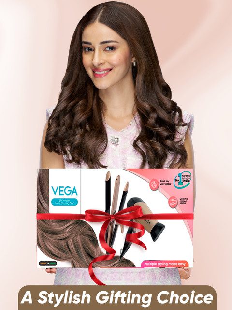 VEGA Hair Dryer & Straightener Combo- 3 in 1 Hair Styler & Insta Glam Hair Dryer VGGP-10