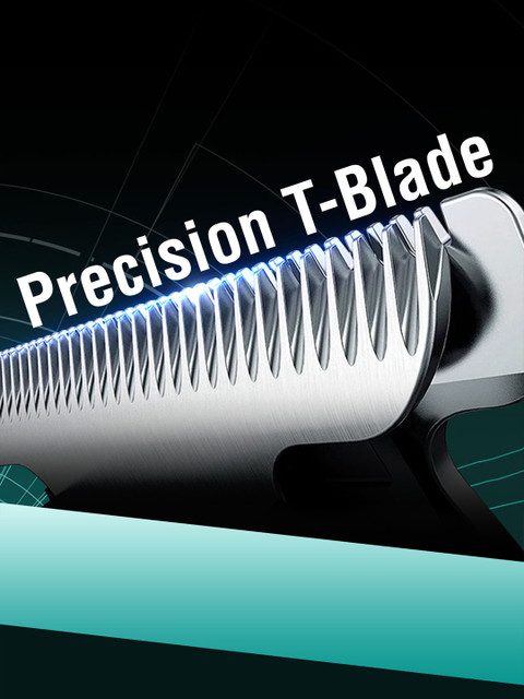 VGR V-071 Professional Hair Clipper With 3 Guide Combs & 120 min Runtime - Silver