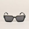 Voyage Unisex Black Lens & Black Wayfarer Sunglasses with UV Protected Lens
