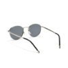 Voyage Unisex Black Lens & Silver-Toned Round Sunglasses with UV Protected Lens 1915MG3622