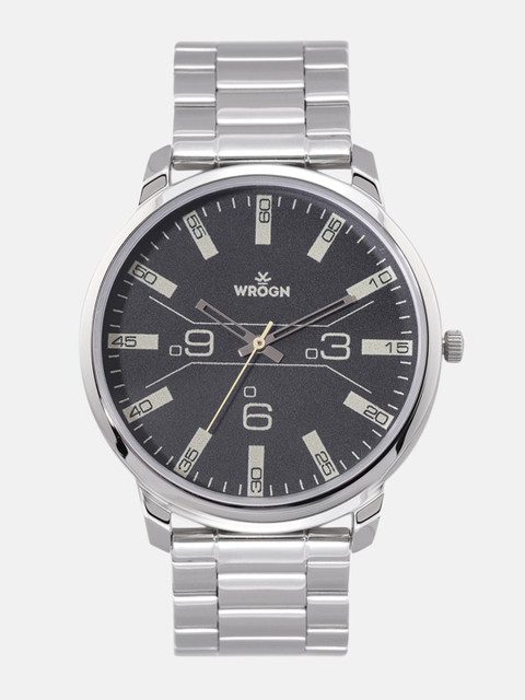 WROGN Men Black Analogue Watch WRG00041B