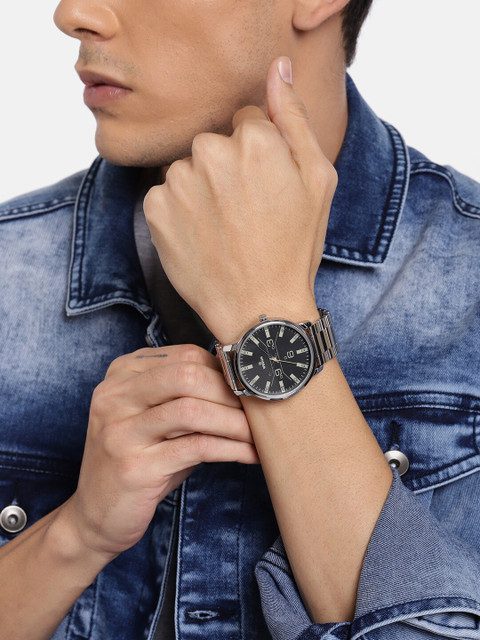 WROGN Men Black Analogue Watch WRG00041B