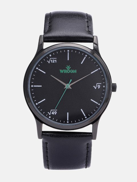 WROGN Men Black Analogue Watch WRG00043C