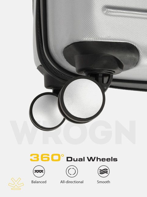 WROGN Unisex Kangaroo Hard Sided Cabin Trolley