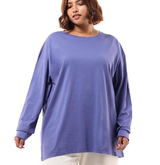 Bewakoof Official Garfield Merchandise Women's Graphic Printed Oversized Fit Half Sleeve Round Neck Cotton Jersey T-Shirt