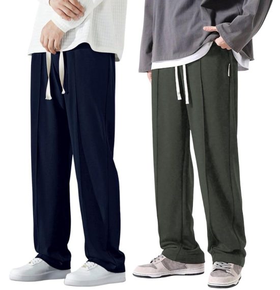 GRECIILOOKS Men's Lycra Cargo Track Pants – Loose Fit Joggers for Men | Korean Style Travel & Lounge Wear with Pockets (Available in Plus Size and Combo Pack of 2)