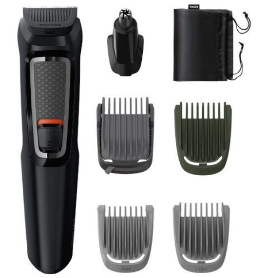 Philips MG3724/30 All-In-One Multigroomer Trimmer for Beard, Nose & Body - Black