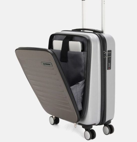 WROGN Unisex Kangaroo Hard Sided Cabin Trolley