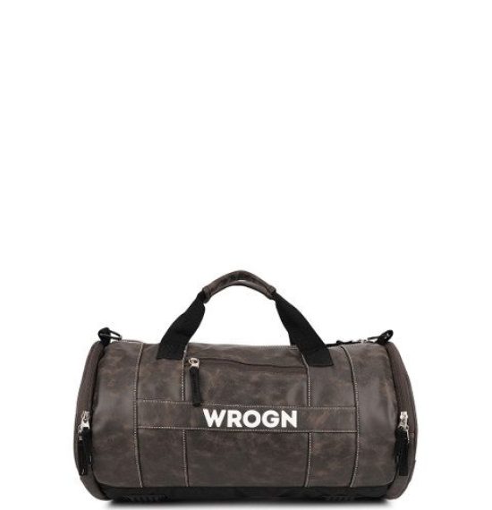 WROGN Unisex Medium Duffel Bag 35 L With Detachable Shoulder Strap & Handle